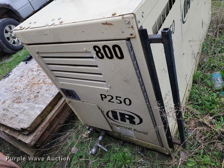 image for item DZ7049 Ingersoll Rand P250 air compressor
