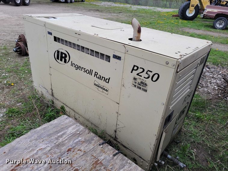 image for item DZ7049 Ingersoll Rand P250 air compressor