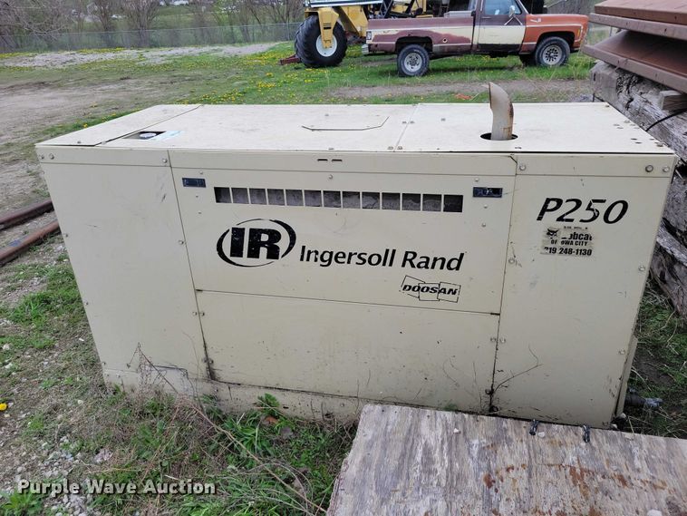 image for item DZ7049 Ingersoll Rand P250 air compressor