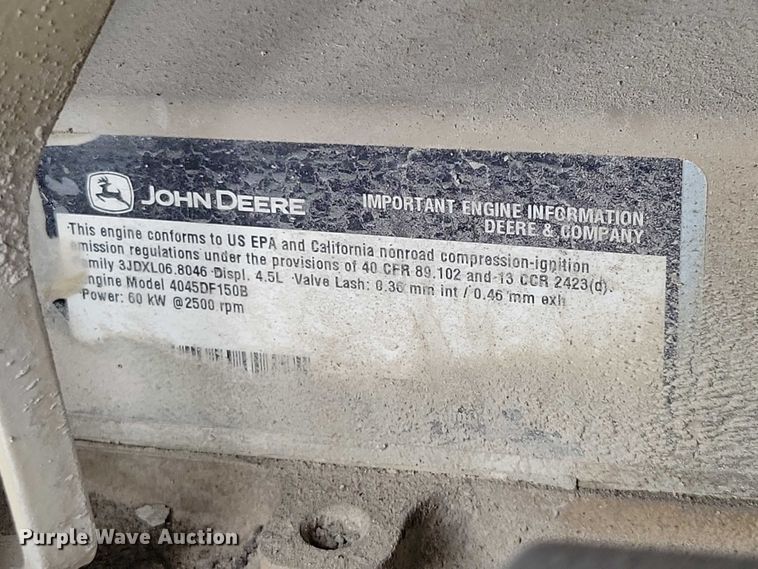 image for item DZ7049 Ingersoll Rand P250 air compressor