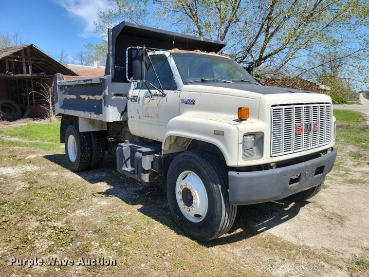 image for item DZ7063 1991 GMC Topkick dump truck
