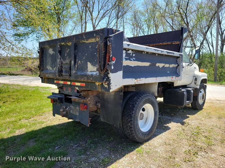 image for item DZ7063 1991 GMC Topkick dump truck