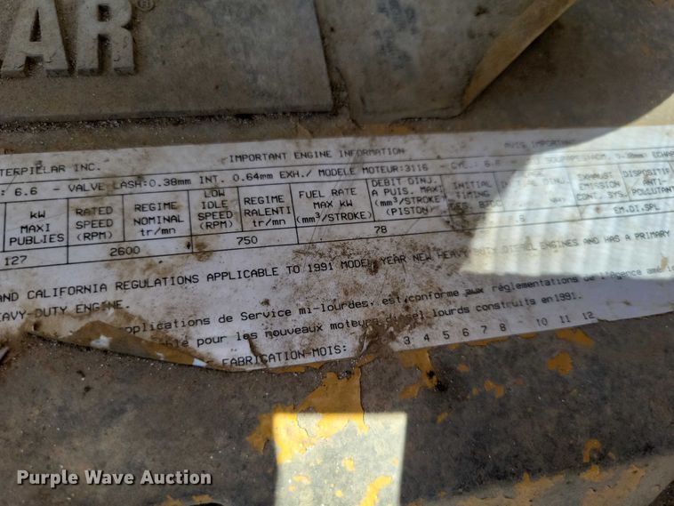 image for item DZ7063 1991 GMC Topkick dump truck