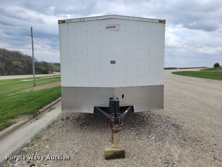 image for item DZ7074 2011 American Hauler  American Hauler enclosed cargo trailer