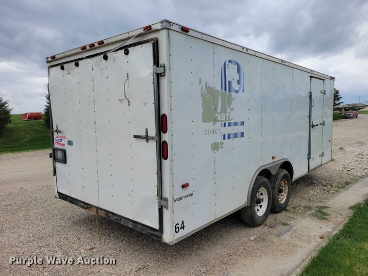 image for item DZ7074 2011 American Hauler  American Hauler enclosed cargo trailer