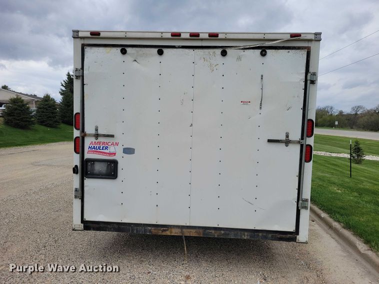 image for item DZ7074 2011 American Hauler  American Hauler enclosed cargo trailer