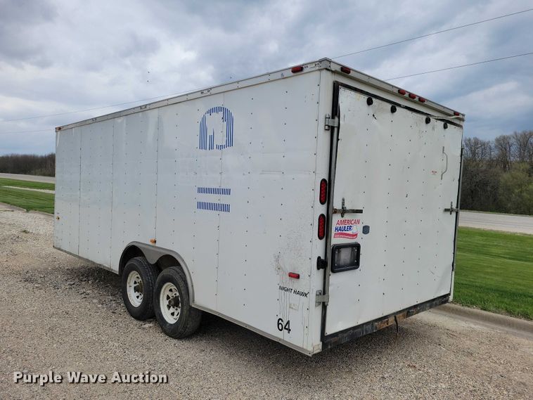 image for item DZ7074 2011 American Hauler  American Hauler enclosed cargo trailer