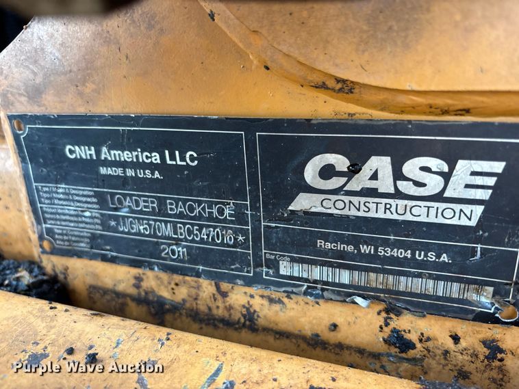 image for item EA4762 2011 Case 570MXT Series 3 landscape tractor