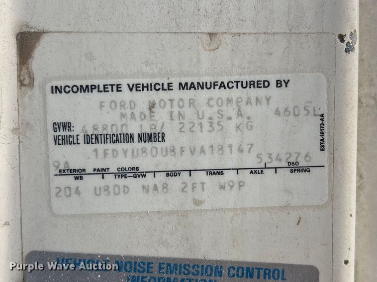 image for item EA4766 1985 Ford LT8000 ready mix truck