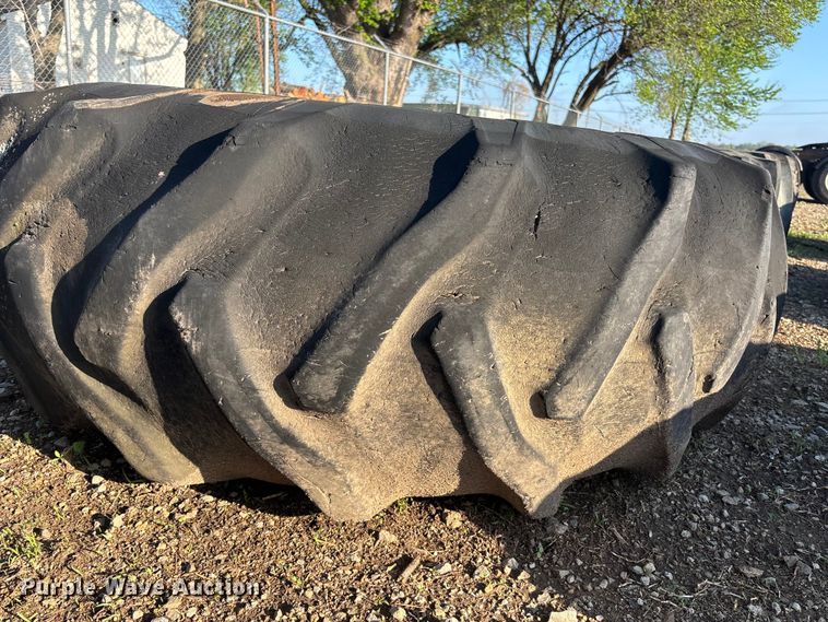 image for item EA4795 (8) 23.1-34 tires and wheels