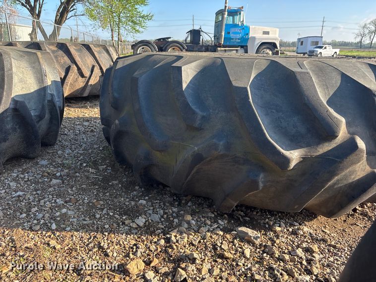 image for item EA4795 (8) 23.1-34 tires and wheels