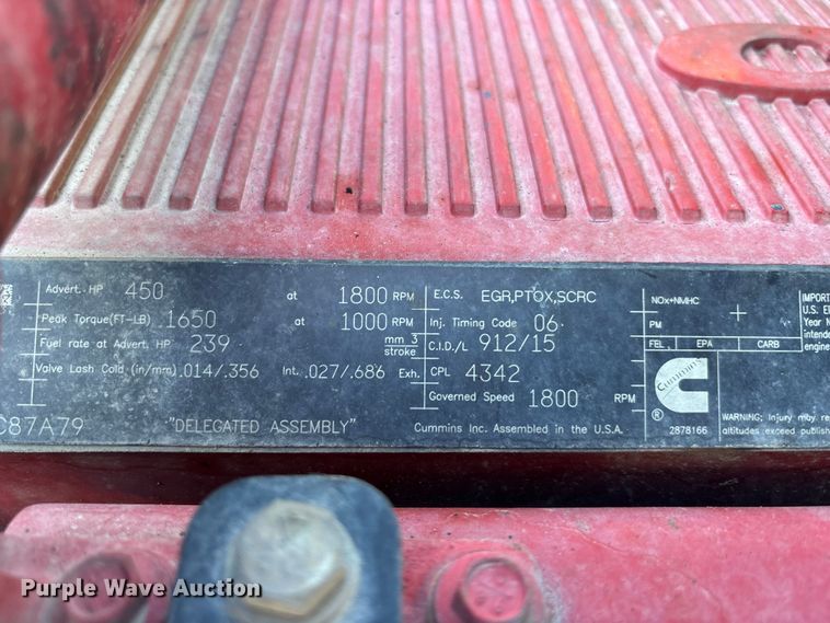 image for item EA4821 2019 Peterbilt 567 dump truck