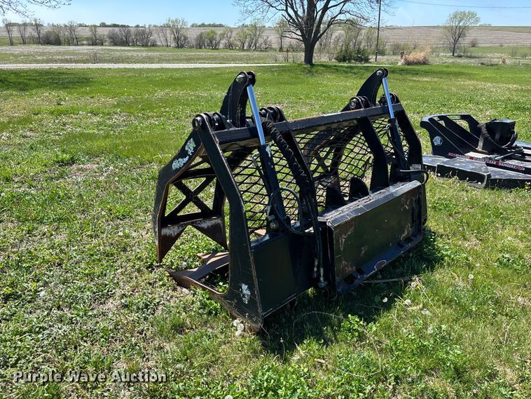 image for item EA4827 Vail BG8454 skid steer grapple bucket