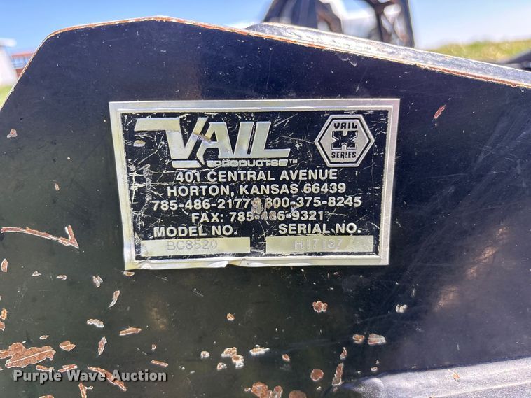 image for item EA4828 Vail BC8520 skid steer brush mower