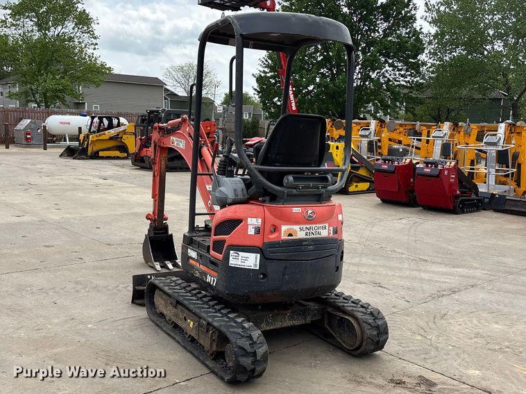 image for item EA4833 2015 Kubota U17 mini excavator