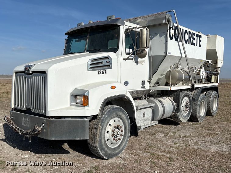 image for item EA7218 2021 Western Star 4700 volumetric concrete mixer truck