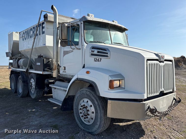 image for item EA7218 2021 Western Star 4700 volumetric concrete mixer truck