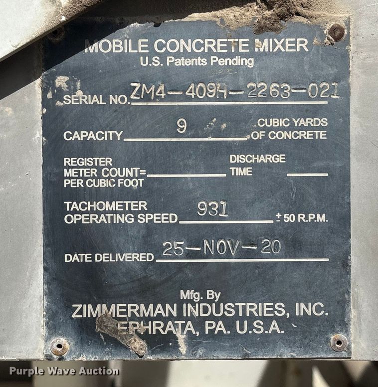 image for item EA7218 2021 Western Star 4700 volumetric concrete mixer truck