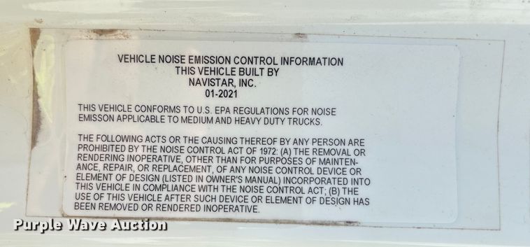 image for item EA7219 2022 International HX620 volumetric concrete mixer truck