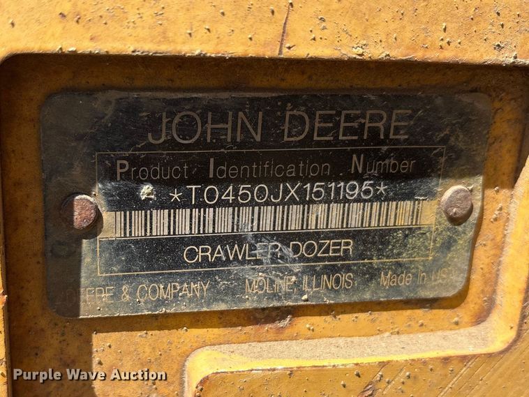 image for item EA7955 2007 John Deere 450J dozer