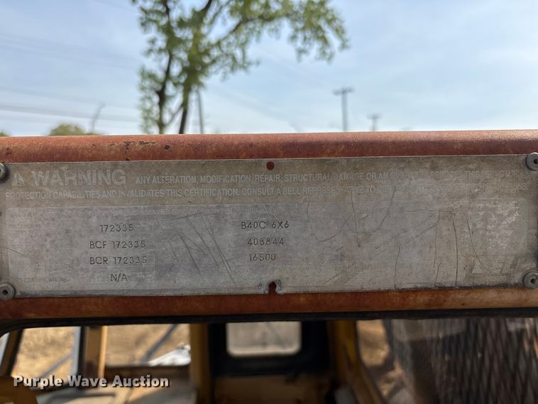 image for item EA7967 1999 Bell B40C articulated haul truck