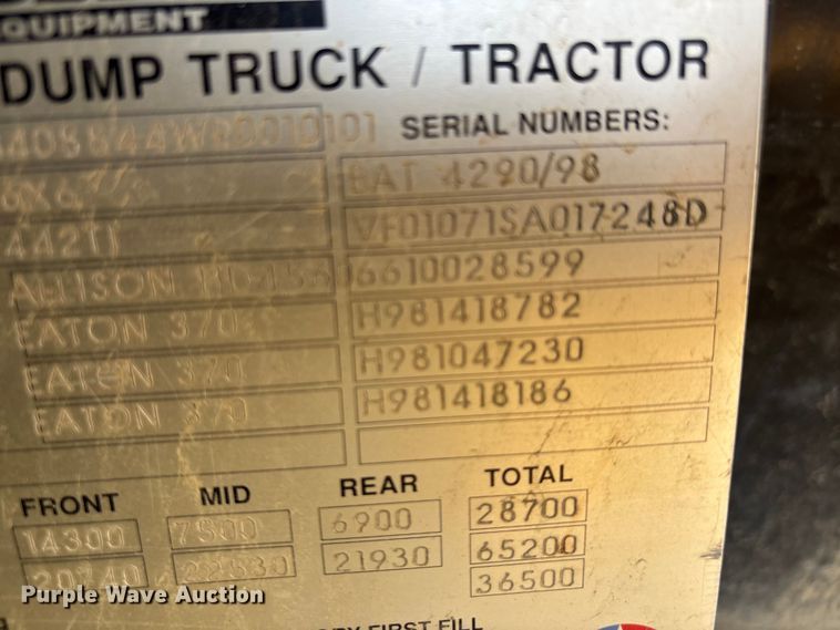 image for item EA7967 1999 Bell B40C articulated haul truck