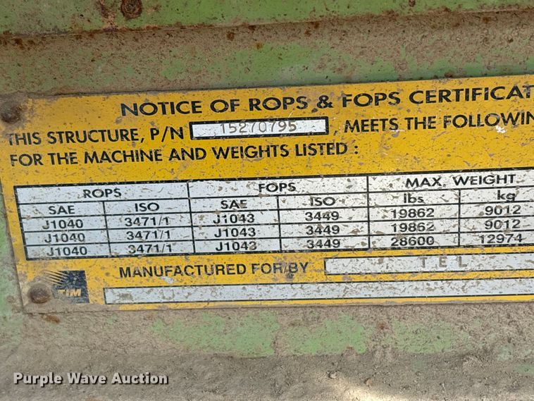 image for item EA7968 1998 Terex 3066C articulated haul truck