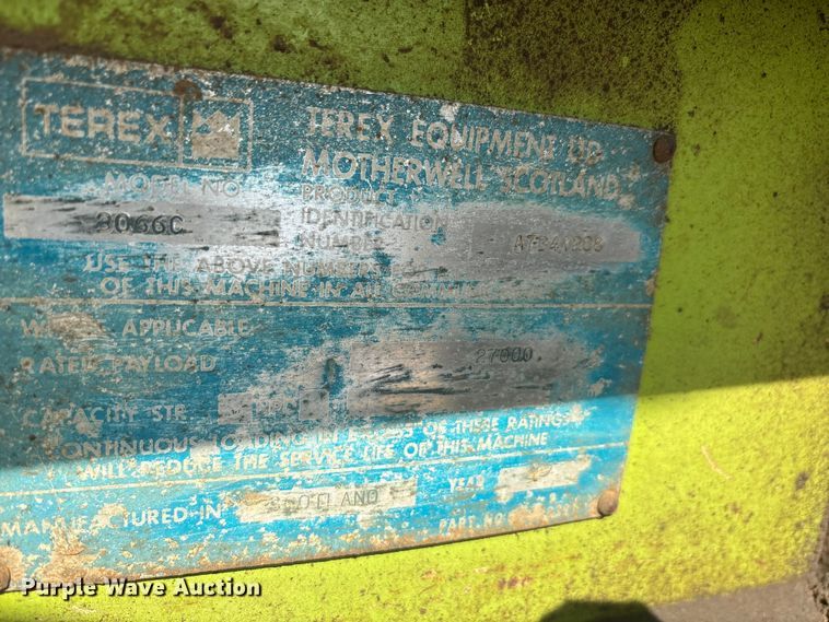 image for item EA7968 1998 Terex 3066C articulated haul truck