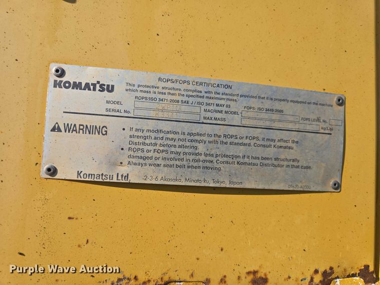 image for item EB1408 2014 Komatsu WA320-7 wheel loader