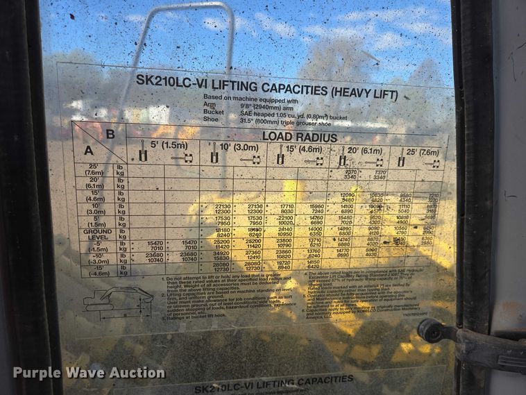 image for item EB1421 2006 Kobelco SK210LC excavator