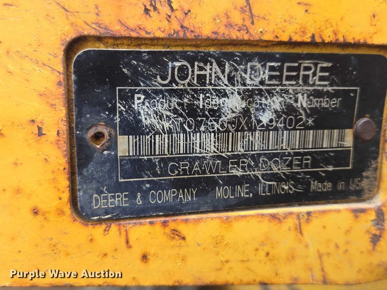image for item EB1422 2006 John Deere 750J LGP dozer