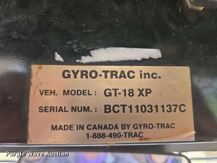 image for item EB1426 Gyro-Trac GT-18 XP mulcher