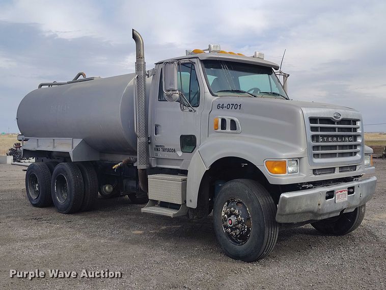 image for item ED0006 2007 Sterling LW4000 WT tank truck