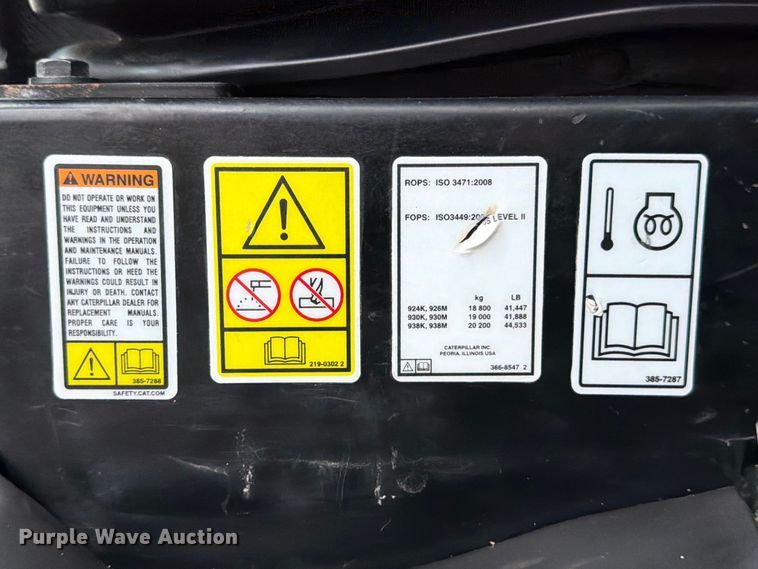 image for item ED5208 2022 Caterpillar 938M wheel loader