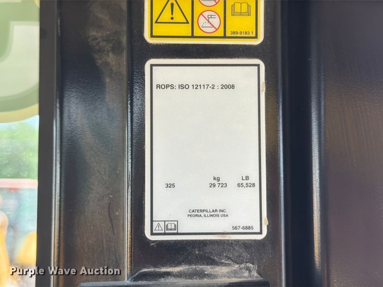 image for item ED5211 2022 Caterpillar 325 excavator