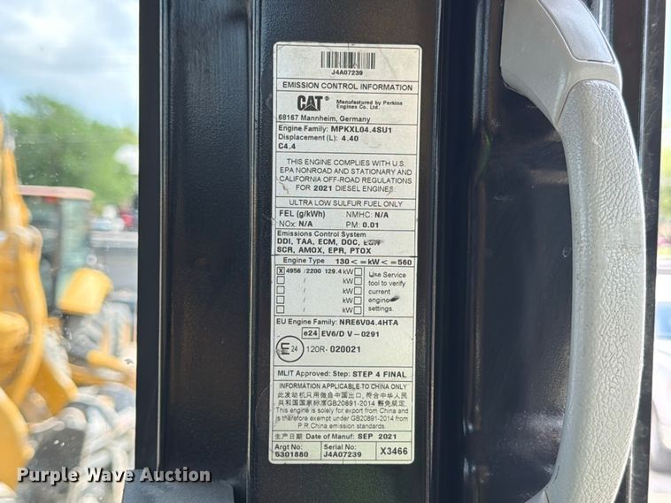 image for item ED5211 2022 Caterpillar 325 excavator