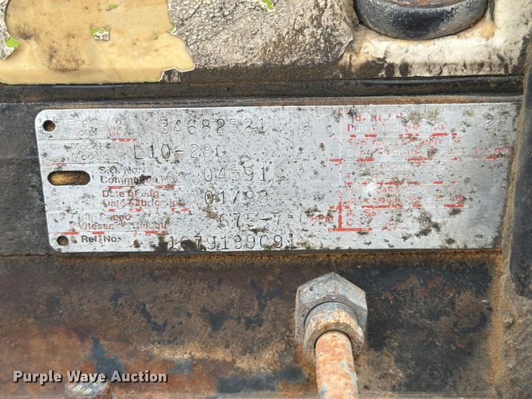 image for item ED5214 1996 Terex 2766C water wagon