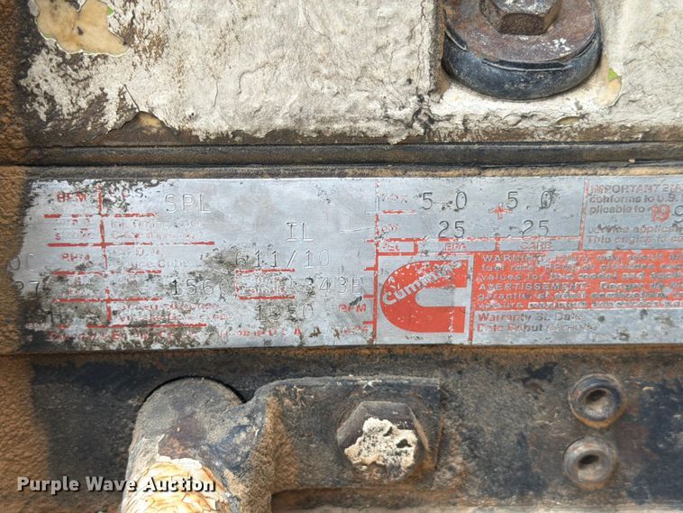 image for item ED5214 1996 Terex 2766C water wagon