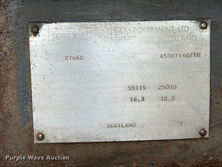 image for item ED5214 1996 Terex 2766C water wagon