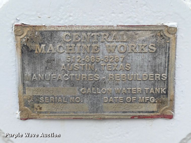 image for item ED5215 1993 International 9200 water truck