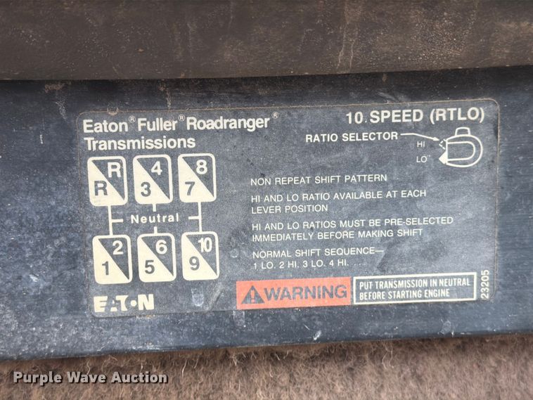 image for item ED5215 1993 International 9200 water truck