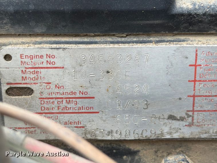 image for item ED5215 1993 International 9200 water truck