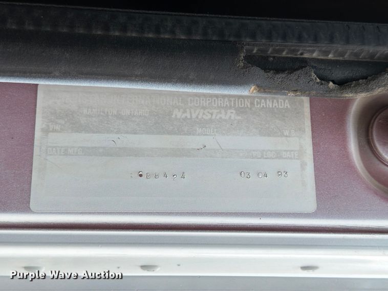 image for item ED5215 1993 International 9200 water truck