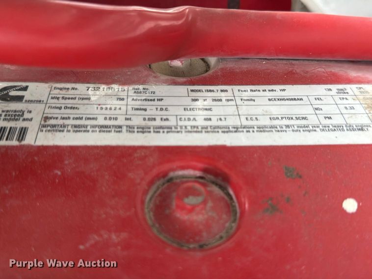 image for item ED5224 2011 Ford F750 bucket truck