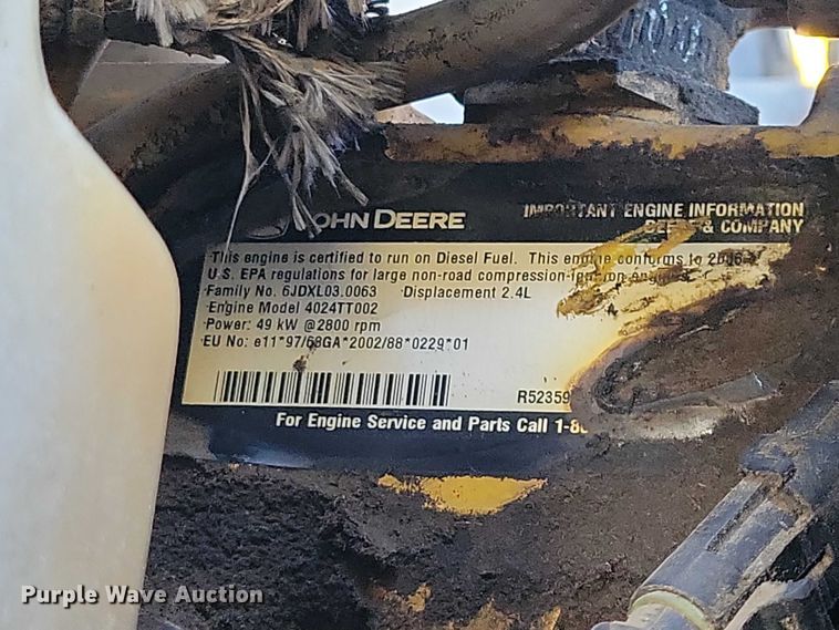 image for item EE0969 2006 John Deere CT322 tracked skid steer loader