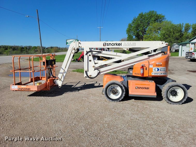 image for item EE0973 2015 Snorkel A46JE boom lift