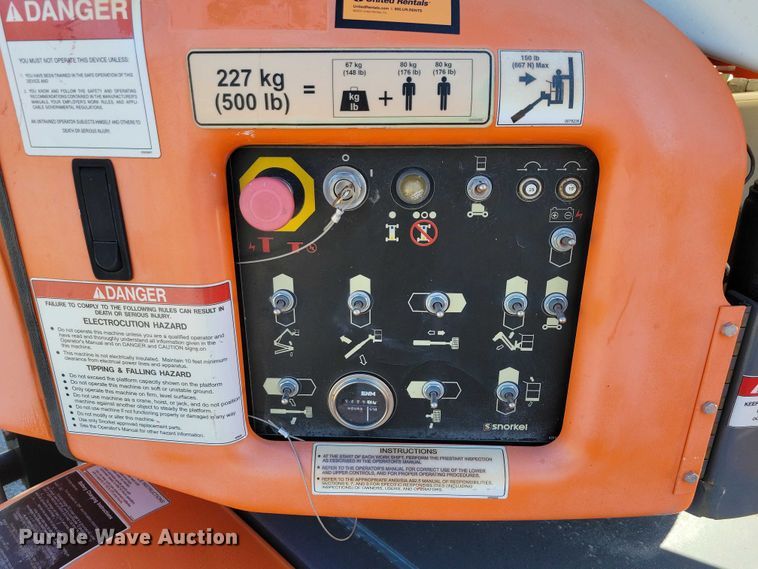 image for item EE0973 2015 Snorkel A46JE boom lift