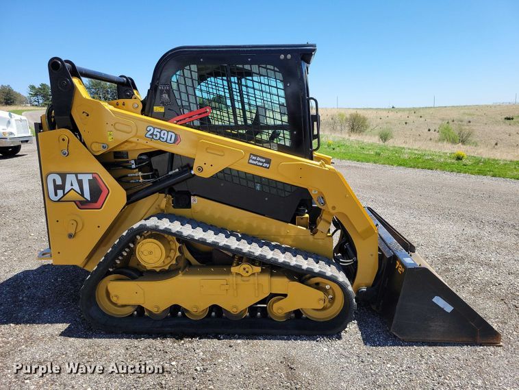 image for item EE0980 2015 Caterpillar 259D tracked skid steer loader