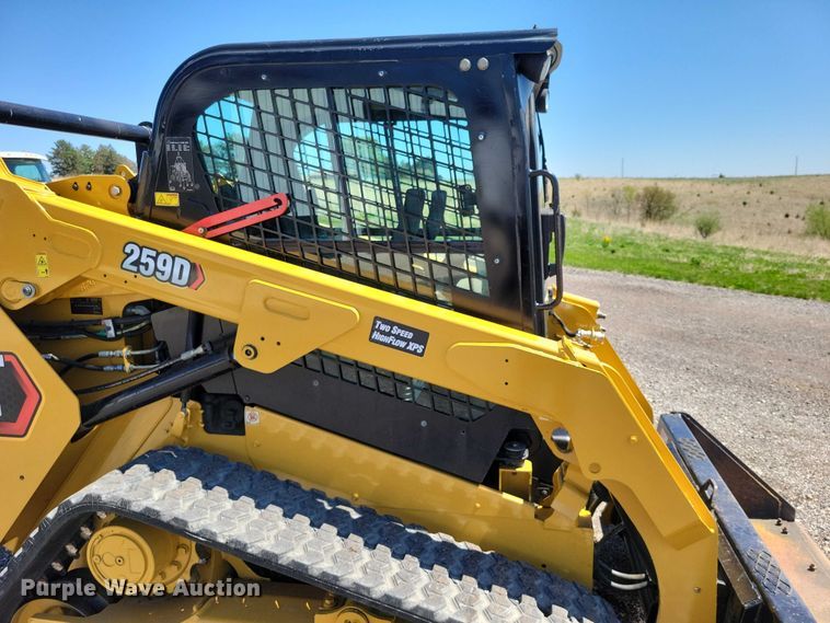 image for item EE0980 2015 Caterpillar 259D tracked skid steer loader
