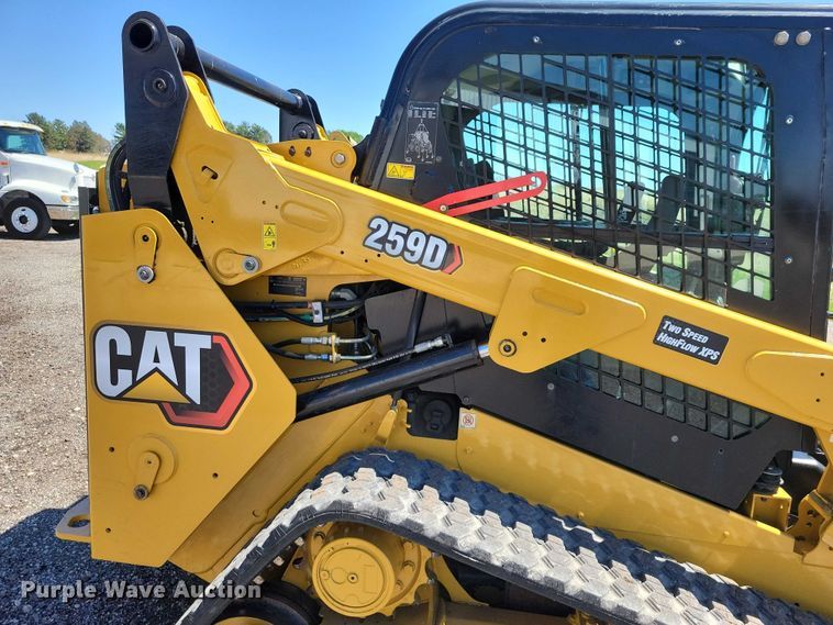 image for item EE0980 2015 Caterpillar 259D tracked skid steer loader